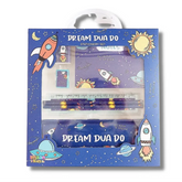 Schrijfwarenset - Raket thema Imaankidz